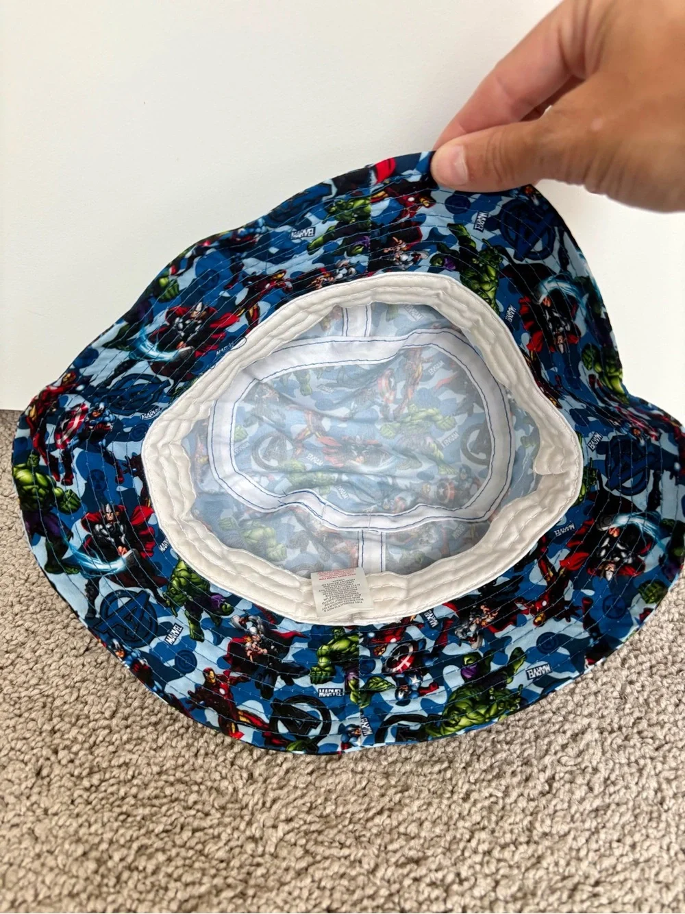 New‎ Toddler Marvel Avengers Bucket Hat Summer Swim